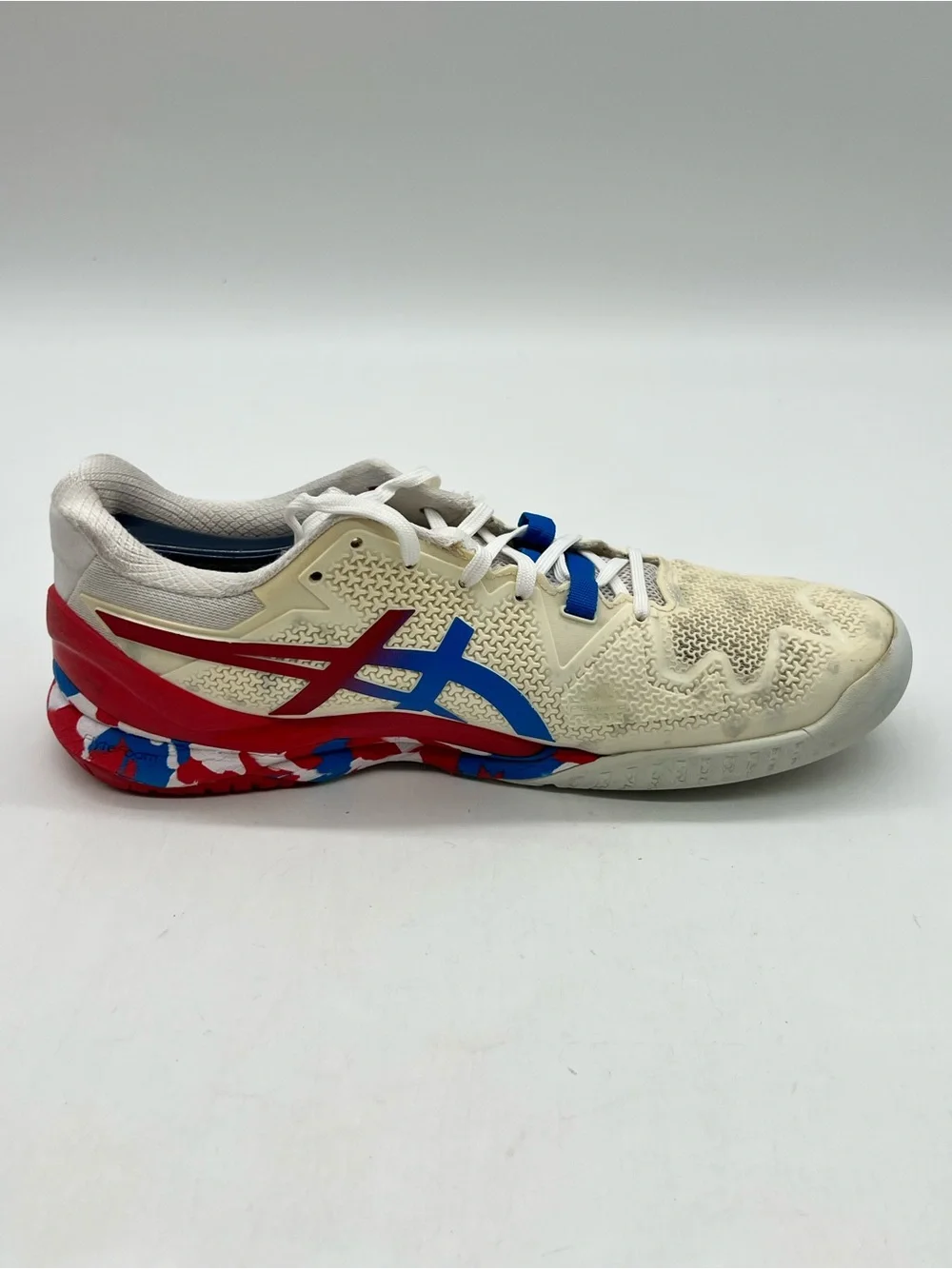 Asics Gel-Resolution 8 L.E. Retro Tokyo Olympic Men's 10 Tennis Shoes 1041A111